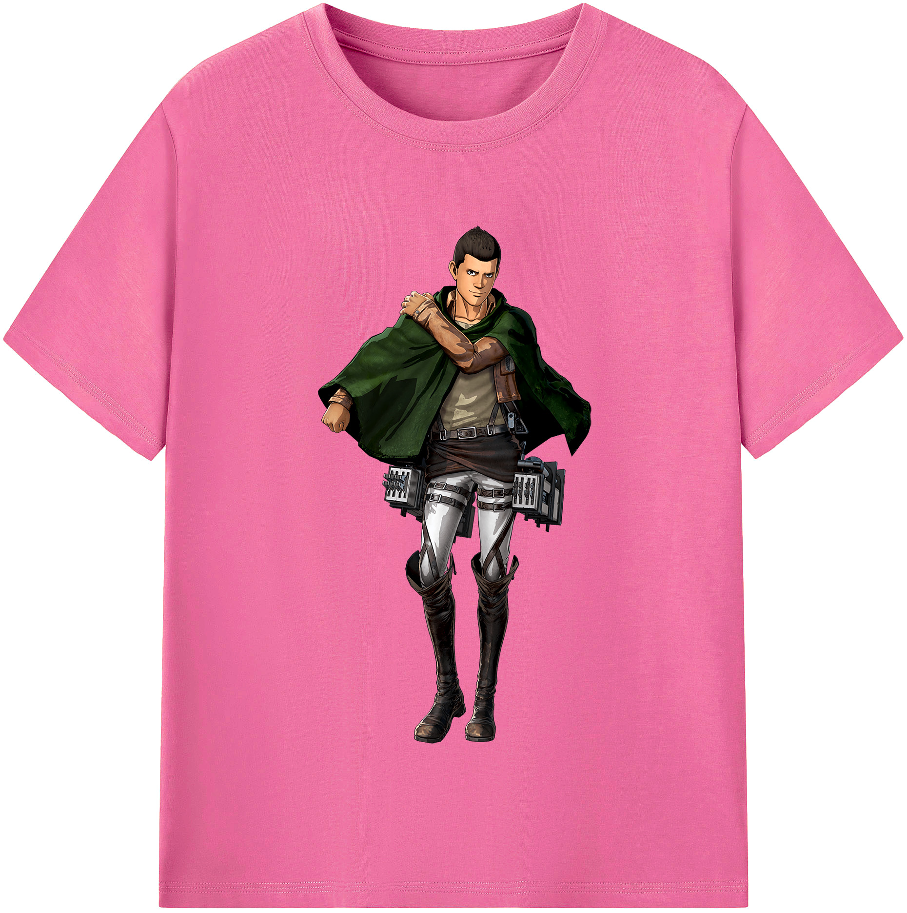 （画像用） 進撃の巨人 Attack on Titan レディースカジュアルプリントTシャツ（綿100％）